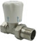 Angled White Thermostatic Radiator Valve Temperature Control Valves 15mm x 3/4 Angle Radiator