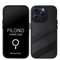 FILONO Carbon Hülle für iPhone 15 Pro | dünn | Made in Germany | mit Kamera-Schutz, Magnet-fixierbar | Hybrid Case