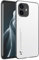 HAFFAN Phone Case Protective Cover Designed for iPhone 12 mini (5.4), Imitation Leather Style - White