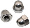 Ecrou Borgne M8 : 10 Pcs Visserie Inox A2 pour Vis Boulon Rondelle | Écrous Capuchons Acier Bombee Hexagonal Protection | Anti-Rouille Usage Extérieur - DIN 1587 | Ecrous PROTORX