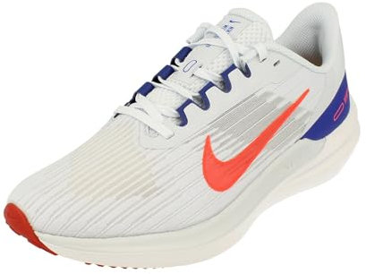 NIKE Zoom Winflo 9 Men's Running Trainers Sneakers Shoes DD6203 (Football Grey/Concord/Cinnabar/Bright Crimson 006) UK7 (EU41)