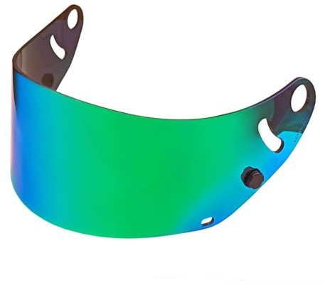 FK VISORS Visier kompatibel mit Arai Helmen GP6, GP6 RC, GP6K, GP6S, SK6 - grün verspiegelt