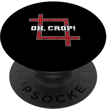 Oh Crop! Foto Fotografen Kamera PopSockets mit austauschbarem PopGrip