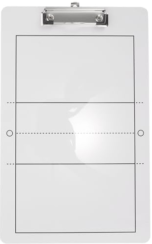 Happyyami Volleyball-Trainertafel Tragbares Klemmbrett Für Volleyball Wiederverwendbare Schreibtafel Für Taktiktraining Spielanalyse Formationsdemo Und Coaching Im Team