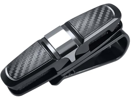 WERTYUV Auto Brillenhalter Brillenetui, für BMW E46 E39 E90 E36 E60 E34 E30 F30 F10 tragbarer Sonnenbrillenhalter Aufbewahrung Multifonction Innenraum Zubehör,A