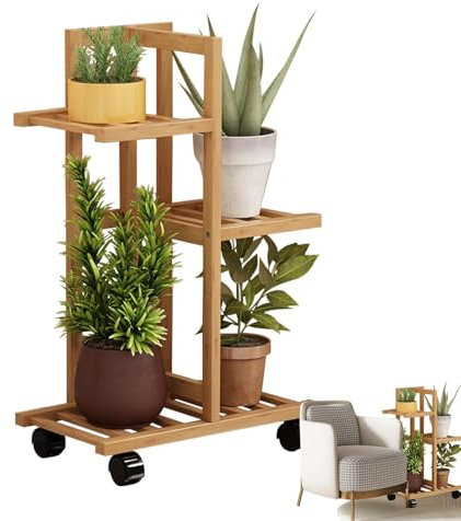 Étagère à sur pied, étagère pour en pot, étagères à niveaux, support de pots de fleurs, support de de salon, étagère pour de balcon, étagère pour d'entrée