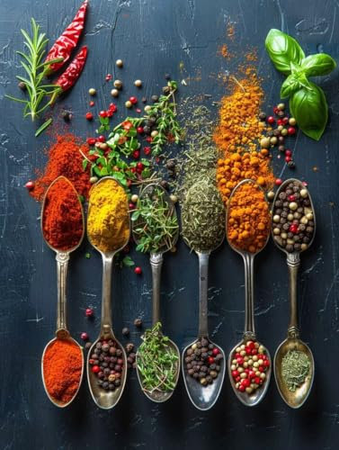 5D KüChe Diamond Painting Groß xxl 80 * 110cm, Diamont Painting Bilder Chili Diamond-Painting Basteln Erwachsene Malerei Set, DIY Mosaikherstellung Rhinestone Painting für Wand Décor, Geschenk J-2