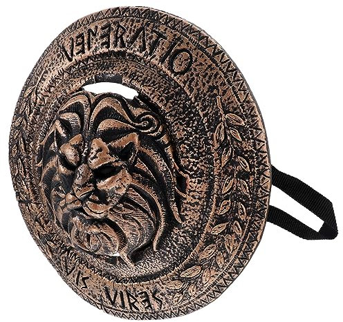 WRITWAA Bühnenrequisiten Masken Kostüm aufblasen Hexenmeisterkostüm mittelalterlicher Schild Cosplay-Schild Link-Kostüm Halloween Schild Halloween Fahne Bühnenschild Schild Plastik