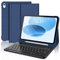 FOGARI Clavier pour iPad 10/11ème Génération 2022/2025, Clavier AZERTY sans Fil Bluetooth, Étui avec Porte-Crayon pour iPad 10ème Gén/A16 （10.9''/11‘’） - Bleu Foncé