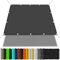 Tenda da Sole 140 x 190 cm 185 G/M², Antipioggia, Antivento, Impermeabile, Tenda Parasole a Vela Giardino con Fune e Occhiellato per Esterno, Giardino e Piscina, Grigio Scuro