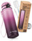 My Vesperbox - Termo de acero inoxidable a prueba de fugas - con pajita o colador - 400 ml, 600 ml - sin BPA - para guardería, escuela (rosa degradado 600 ml)