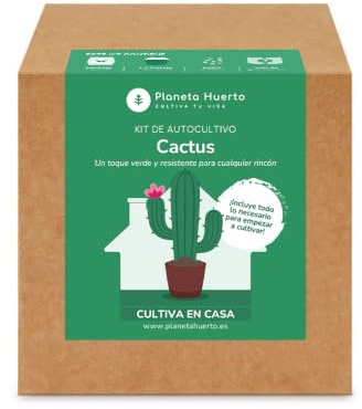 Planeta HUERTO | Kit de Autocultivo Cactus Planeta Huerto