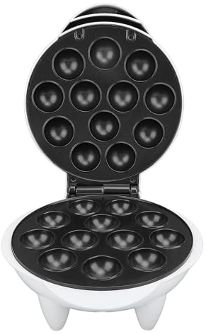 Ejoyous Takoyaki Maker, Poêle à Takoyaki Électrique 1200W avec Revêtement Antiadhésif pour 12 Boulettes de Japonaises, Plaque de Chauffage en Aluminium (Prise UE 220V)