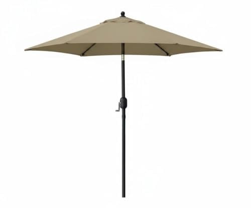 Acekool Parasol pour balcon 220 cm, parasol de plage avec protection UV, tissu imperméable, inclinaison réglable, résistant au vent, pour terrasse, piscine, cour, jardin