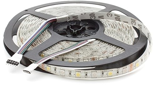 LED Streifen 12V 5m RGBW (RGB+Kaltweiß und Warmweiß) IP20 60Led/m 5050 SMD LED Strip Lichtleiste Streifen (Kaltweiß IP65)