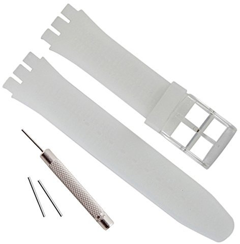 Ultradünne Swatch Ersatz 16 mm Uhrenarmband Wasserfest Silikon Gummi Watch Band Translucence