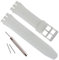 Ultradünne Swatch Ersatz 16 mm Uhrenarmband Wasserfest Silikon Gummi Watch Band Translucence