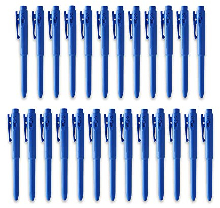 Limpiado Kugelschreiber J800 detektierbar - 25 Stück - blau - blau