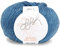 ggh Merino Melange - 100% Merinowolle (superwash) - 170m/50g Wolle zum Stricken Farbe 008 - Blau meliert