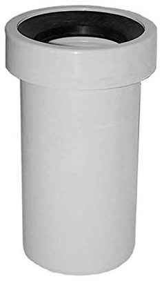 GOP MANICOTTO WC TUBO PROLUNGA VASO DA 90 mm LUNGHEZZA 25cm RIGIDO DIRITTO