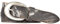 Silbergift by Bernd Götz Damen Leder Gürtel 35 mm schwarz-silber Walkleder geprägt Metallic Damengürtel kürzbar (100, Schwarz-Silber)