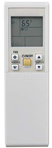 Mando a distancia de repuesto para Daikin Air Conditioner modelo FTXS15LVJU FTXS12LVJU FTXS09LVJU FTXL15QMVJU FTXL12QMVJU