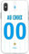 Coque Football Personnalisable Marseille Om en Silicone. Housse de Foot pour Smartphone personnalisée et fabriquée en France en TPU(Samsung Galaxy J6)