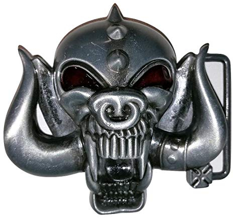 Gürtelschnalle Totenkopf Motorrad Choppers Metall Gürtelschnalle Motorhead