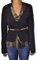 PATRIZIA PEPE Jacke ohne Salz und Pfeffer mit Gürtel 2S0921 tg, Grau 42