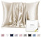 100% Pure Natural Mulberry Silk Pillowcase, Queen Size Silk Pillow Case Cover 25 Momme, 900 Thread Count, with Hidden Zipper for Hair & Skin,1PC (Cream, Queen 20x30).