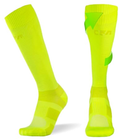 CFA V1 Qualitäts-Kompressionssocken für Männer und Frauen - Ideal fürs Laufen, Fitnessstudio, Radfahren, Muskelerholung oder Workouts - Nachhaltige Dänisches Design