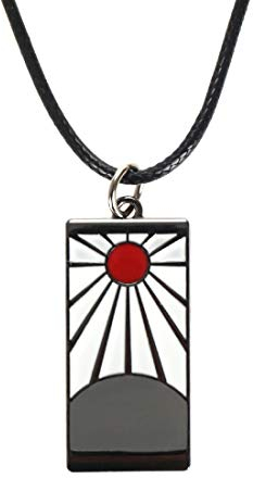 CoolChange Halskette mit Anhänger im Hanafuda Design von Tanjiro Kamado für Demon S Fans
