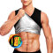 Herren Neopren Sauna Weste Taille Trainer Korsett Weste zur Gewichtsreduktion Body Shaper Schlankheitsweste Hot Sweat (2XL/3XL)