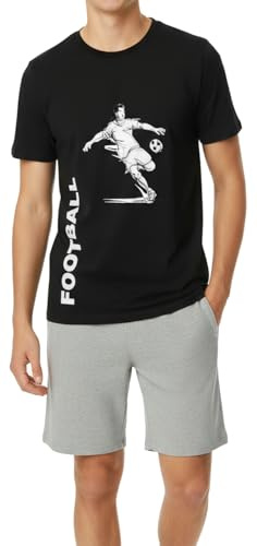 Jungen Schlafanzug kurz, weicher Single-Jersey aus 100% Baumwolle und mit Hose in Bermuda Form