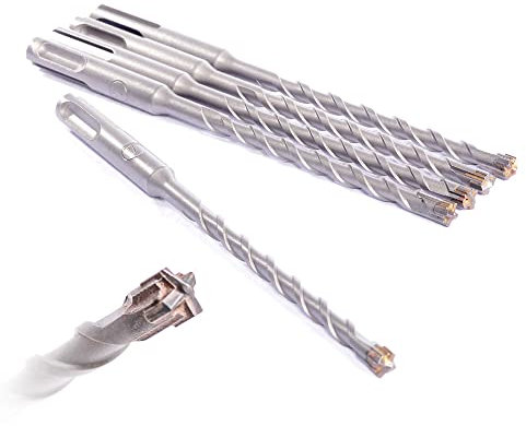 Vaunt SDS+ Endurance Cross Tip Drill Bit 6.5mm x 160mm - Pack of 5