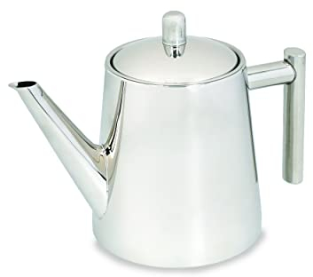 La Cafetière Stainless Steel Infuser Teapot 800ml, Silver
