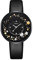 Avaner Damen Uhr Armbanduhr mit Leder Armband Stern Mond Planet Zifferblatt 3 ATM Wasserdicht Quarzwerk Uhr Analoge Anzeige Frauen Uhren Watches Schwarz/Weiß