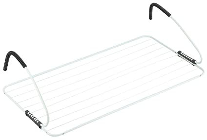 HERSIG - Tendedero para Radiador | Tendedero para Terraza de Metal - Color Blanco - Dimensiones 105 x 55 x 29 cm