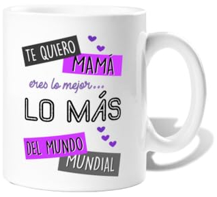latostadora Taza Divertida para Regalar Mamá Eres Lo Mejor Del Mundo. Día De La Madre - Tazas de café grandes, graciosas, bonitas para el desayuno - Regalos originales - 325 mL - ref. 7028952