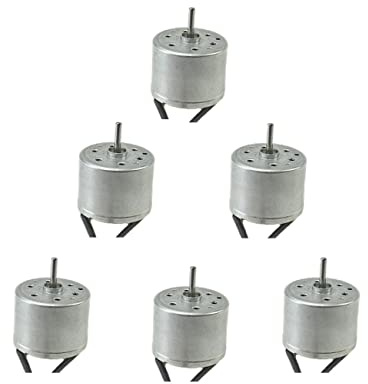 CHANCS RF-310 DC motoréducteur 3V - 6V micro moteur pour ventilateur/manuel Gran générateur 6pcs