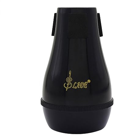 SUPVOX 1pc Posaune Dämpfer Posaune Eimer Mute Tenor Slide Posaune Teil Posaune Praxis Schalldämpfer Tenor Posaune Schalldämpfer Kunststoff Tenor Posaune Schalldämpfer Posaune Dämpfer Gerät Schwarz ABS
