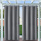 Clothink 2er Set Outdoor Vorhang Wetterfest Mit Ösen, Outdoorvorhänge Wasserdicht Outdoor Gardinen Sonnenschutz Sichtschutz für Balkon Pergola Terrasse Veranda (132x215cm, Grau)