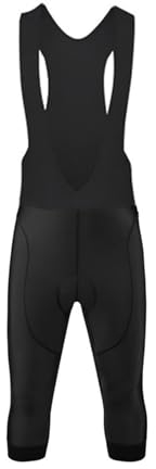 DUNSBY Trägerhose Vollschwarze Sommer-Fahrrad-Trägerhose, 7-Punkte-Hose, Herren/Damen, 3/4-Reitshorts, Outdoor-Radhose (Color : Pants-01, Size : XXL)