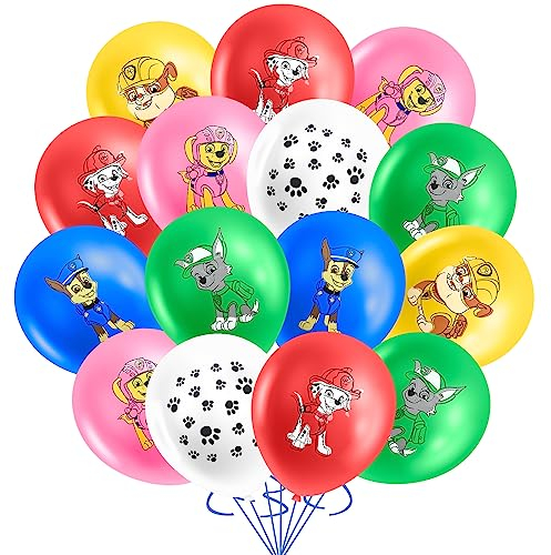 yumcute 40PCS Dog Birthday Balloon Set, Latex Balloons, Kids Birthday Party Decorations, Unisex-Kids