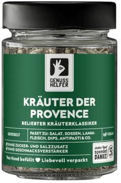 Bremer Gewürzhandel Kräuter der Provence Gewürzmischung, gerebelt, für klassische französische Gerichte und würzige Dips, 35g im Glas
