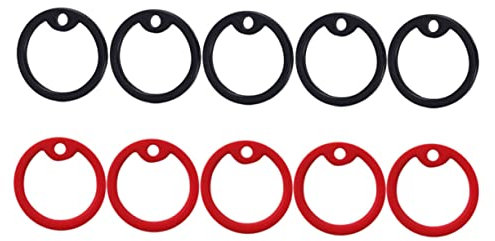 FRCOLOR 10pcs Pet Dog Tag Ring Silencers Mute Hoops for Dog Name Tag Silicone for Pet Id Soundproofing