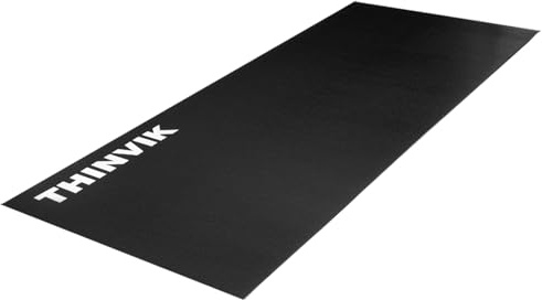 Saurka Fahrradmatte für Peloton-Spinning-Fahrräder und Wahoo Kickr, PVC, umweltfreundlich, 76,2 x 183,9 cm, für stationäre Indoor-Spinnräder (aktualisiert 6 mm)