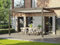 Direct ABRIS Pergola Bioclimática Aluminio Adossee 12 m² – 4 x 3 m – Gris Antracita – 29 cuchillas orientables 90 ° – Manivela suministrada