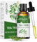 AESHORY Tea Tree Oil 100ml, 100% Pure Natural Australian Tea Tree Essential Oil for Aromatherapy, Skin Care, Hair Growth, Toenail Fungus