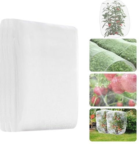 DECARETA Filet Anti Insecte pour Potager et Arbre Fruitier - Taille 3 * 6m - Protection pour Légumes, Fruits, Fleurs et Plantes